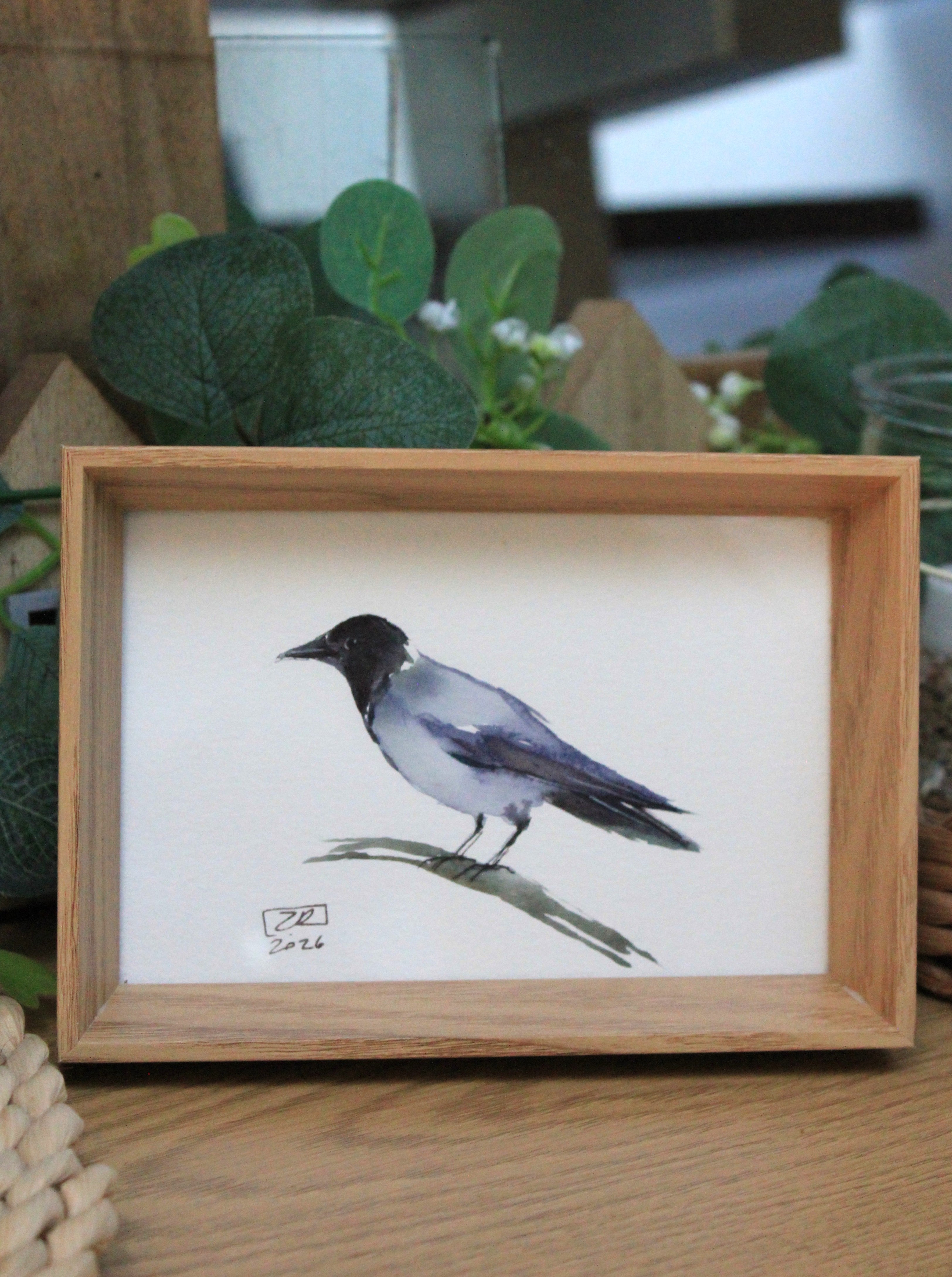 Ptak - Wrona 10 x 15 cm