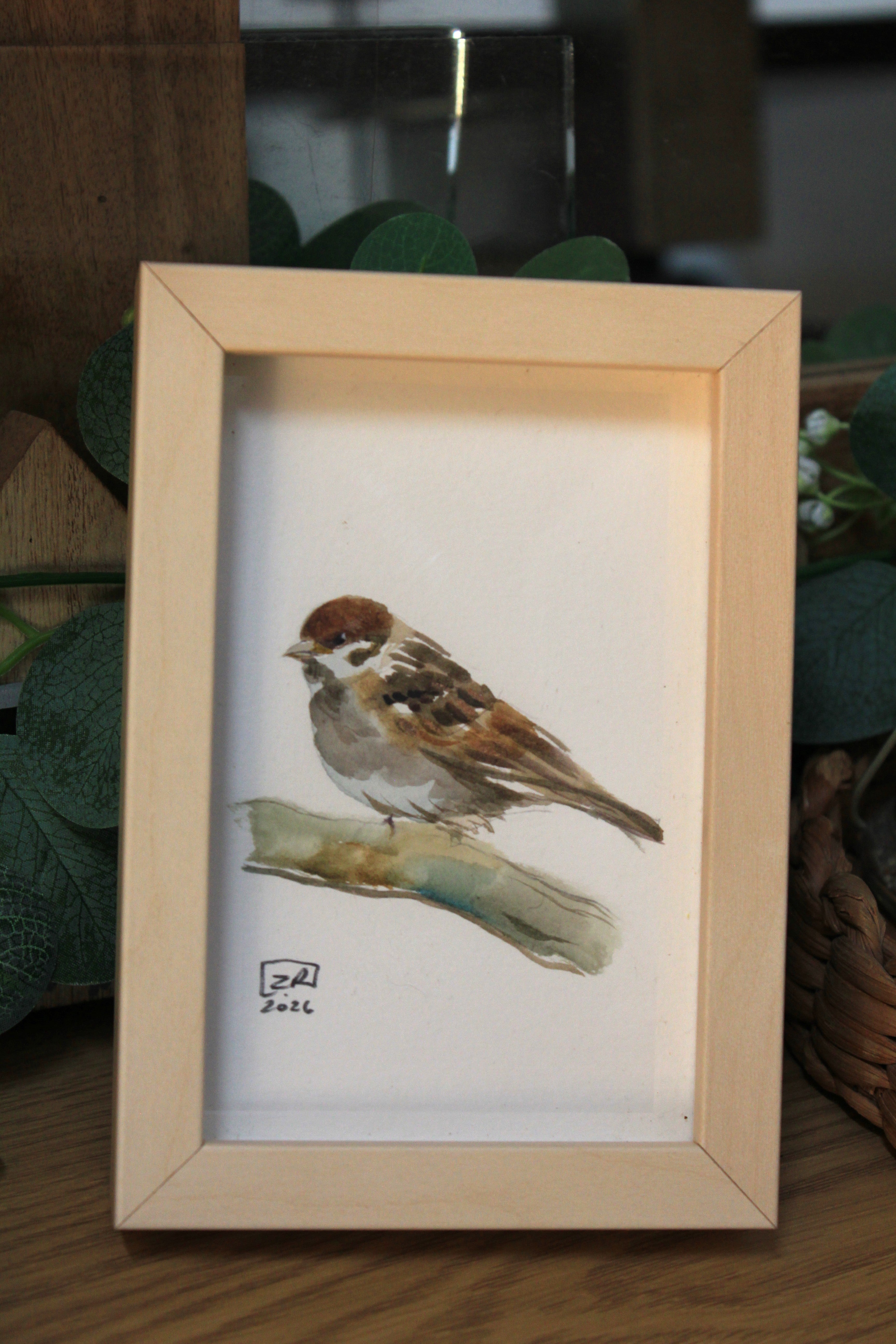 Ptak - Wróbel 10 x 15 cm