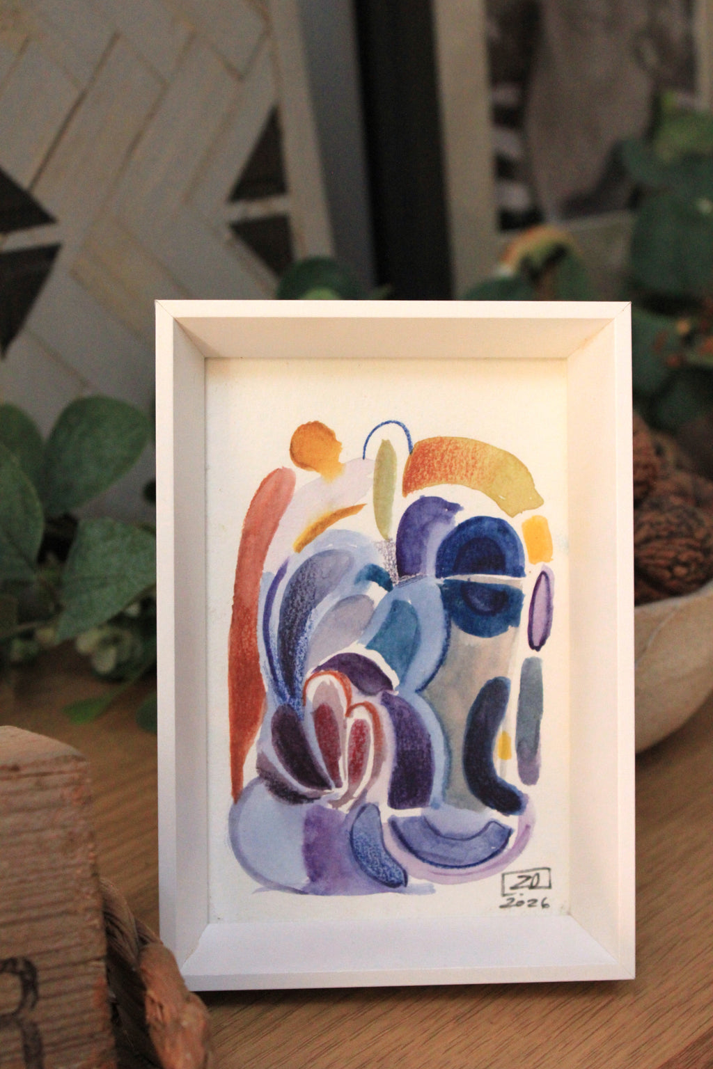 Abstrakcja kolorowa 10 x 15 cm