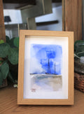Żaglówki - Kobalt, beżowy 13 x 18 cm