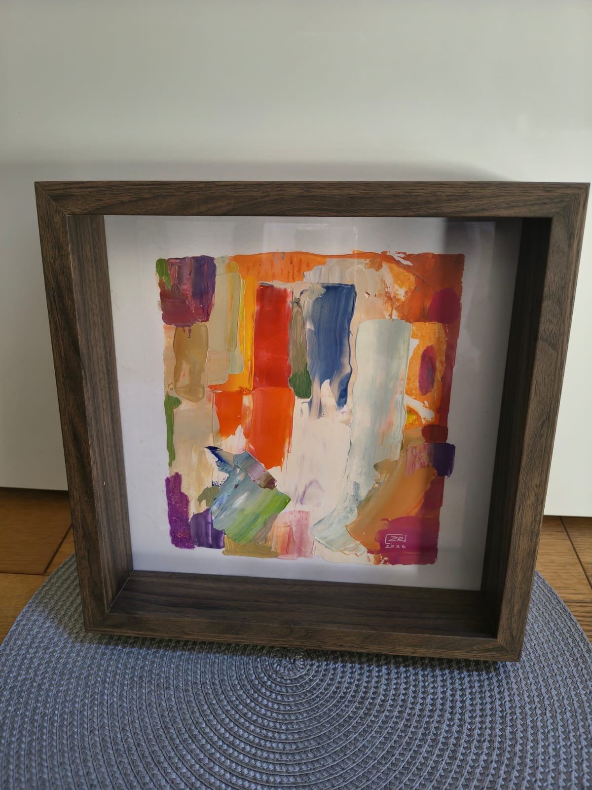 Abstrakcja - kolorowa 25 x 25