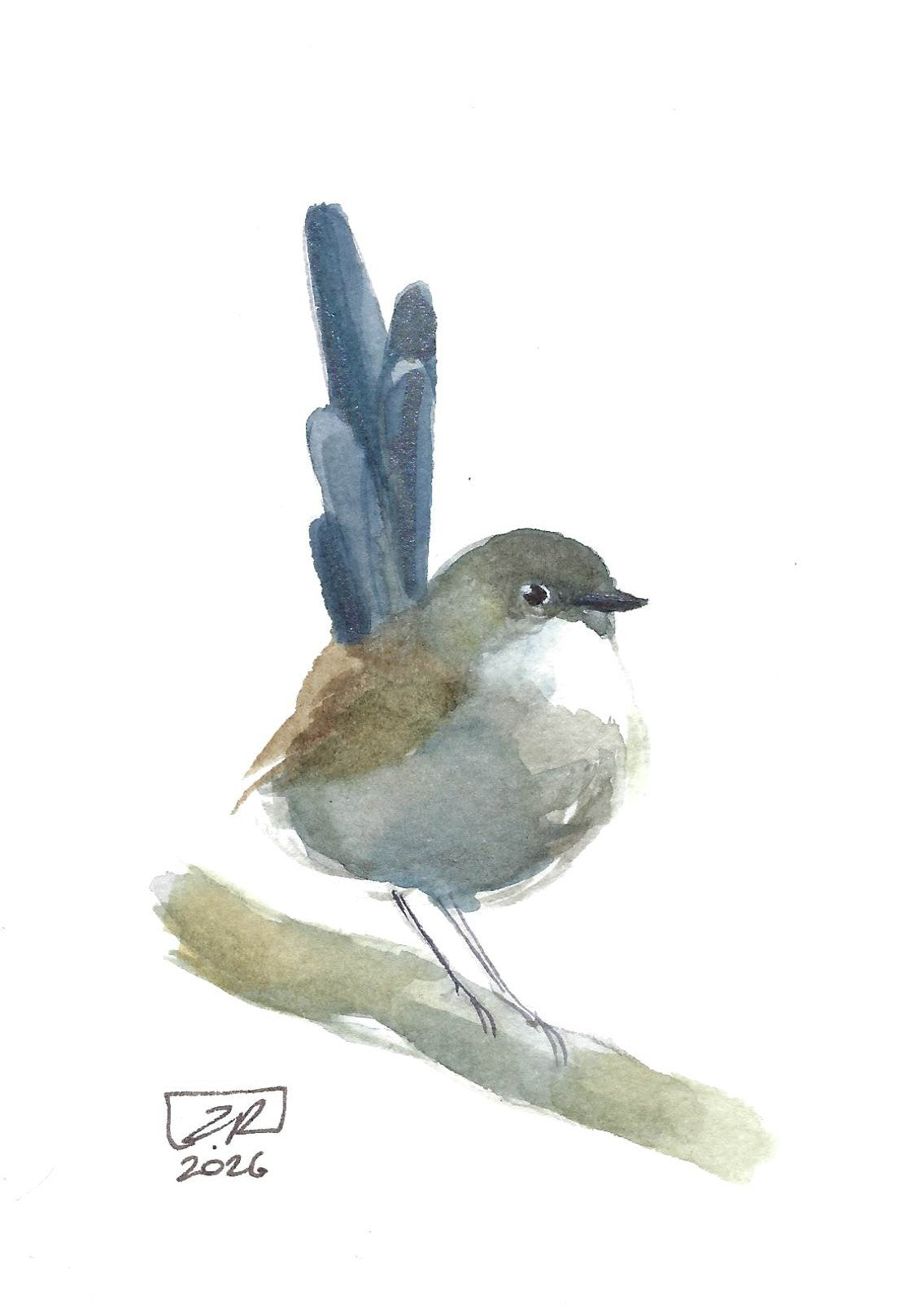 Ptak - Chwost 10 x 15 cm