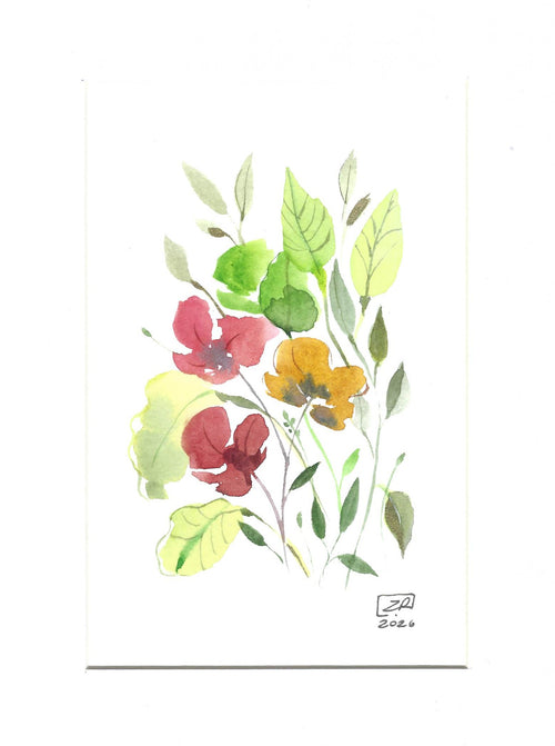 Kwiaty - Kompozycja florystyczna 13 x 18 cm