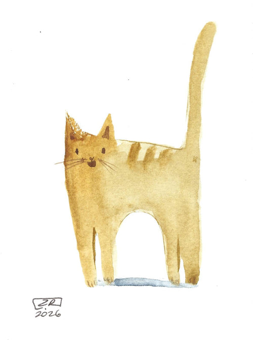 Kot - Rudy 10 x 15 cm